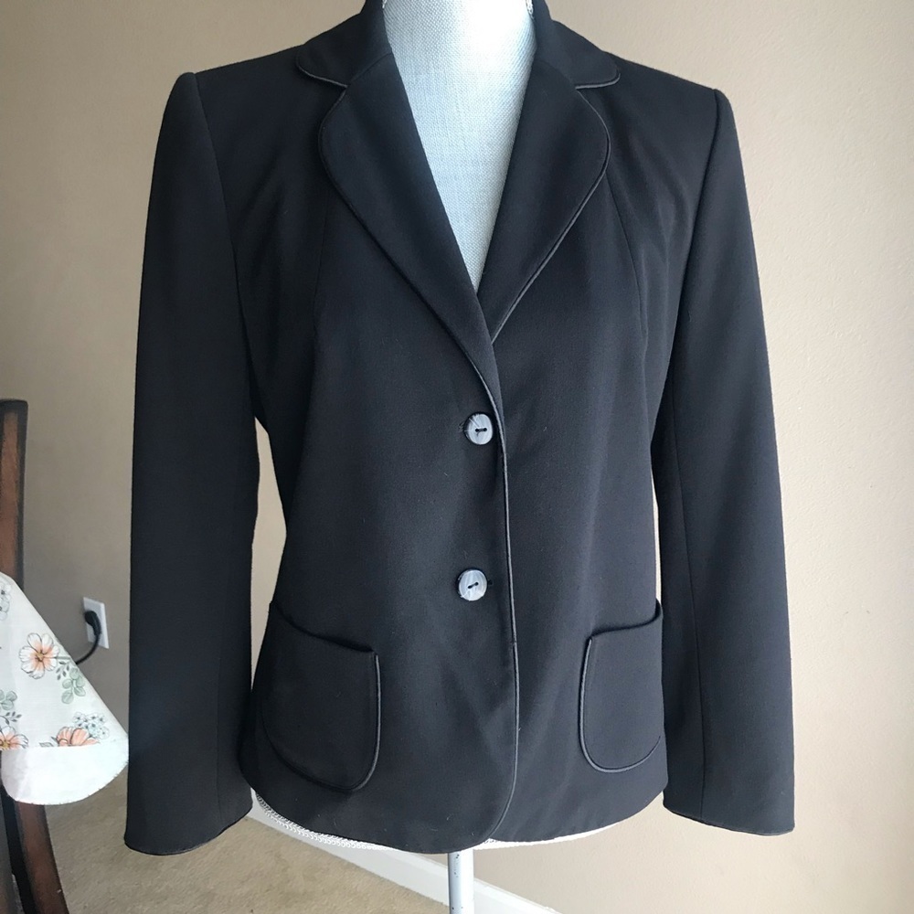 Sharahano Atelier‎ Black Blazer with Stretch sz 8